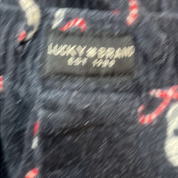 Lucky SKULL Santa HAT black flannel pants lounge CANDY CANES crossbones mens XL - Picture 11 of 14